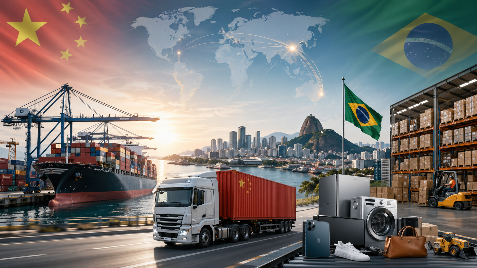 Global trade China Brazil